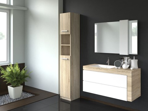 SZAFKA ŁAZIENKOWA MARBELA 32CM REGAŁ SŁUPEK SONOMA SZAFKA ŁAZIENKOWA MARBELA 32CM REGAŁ SŁUPEK SONOMA