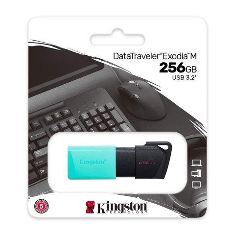KINGSTON Exodia 256GB USB3.2 teal KINGSTON Exodia 256GB USB3.2 teal