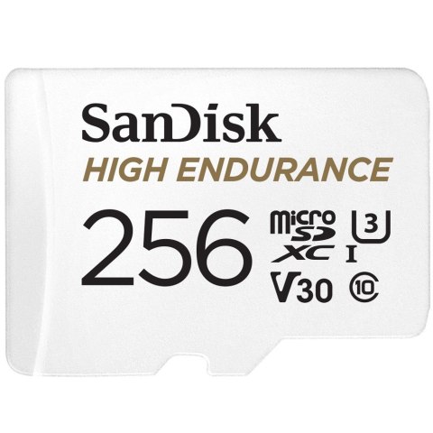 High Endurance microSDXC 256GB V30 z adapterem (rejestratory i monitoring) High Endurance microSDXC 256GB V30 z adapterem (rejestratory i monitoring)