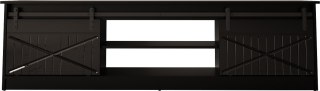Szafka RTV GRANERO 200x56,7x35 czarny/czarny poł