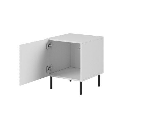 Szafka nocna HOLE 2szt. 44x40,5xH53,5 biały mat Szafka nocna HOLE 2szt. 44x40,5xH53,5 biały mat