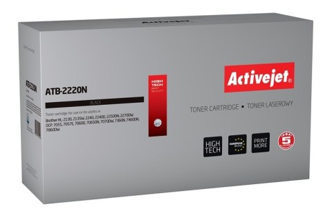 Toner Activejet ATB-2220N (zamiennik Brother TN-2220/TN-2010; Supreme; 2600 stron; czarny) Toner Activejet ATB-2220N (zamiennik Brother TN-2220/TN-2010; Supreme; 2600 stron; czarny)