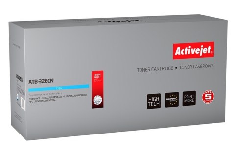 Toner Activejet ATB-326CN (zamiennik Brother TN-326C; Supreme; 3500 stron; niebieski) Toner Activejet ATB-326CN (zamiennik Brother TN-326C; Supreme; 3500 stron; niebieski)