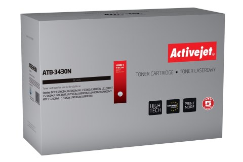 Toner Activejet ATB-3430N (zamiennik Brother TN-3430; Supreme; 3000 stron; czarny) Toner Activejet ATB-3430N (zamiennik Brother TN-3430; Supreme; 3000 stron; czarny)