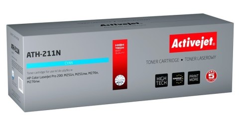 Toner Activejet ATH-211N (zamiennik HP 131A CF211A, Canon CRG-731C; Supreme; 1800 stron; niebieski) Toner Activejet ATH-211N (zamiennik HP 131A CF211A, Canon CRG-731C; Supreme; 1800 stron; niebieski)