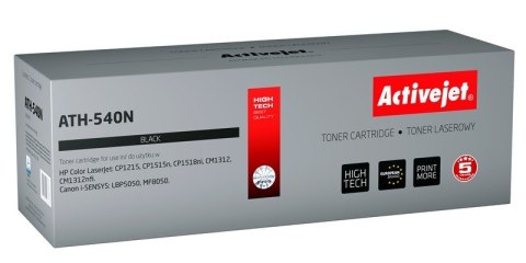 Toner Activejet ATH-540N (zamiennik HP 125A CB540A, Canon CRG-716B; Supreme; 2400 stron; czarny) Toner Activejet ATH-540N (zamiennik HP 125A CB540A, Canon CRG-716B; Supreme; 2400 stron; czarny)