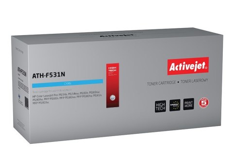 Toner Activejet ATH-F531N (zamiennik HP 205A CF531A; Supreme; 900 stron; niebieski) Toner Activejet ATH-F531N (zamiennik HP 205A CF531A; Supreme; 900 stron; niebieski)