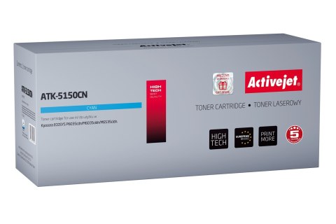 Toner Activejet ATK-5150CN (zamiennik Kyocera TK-5150C; Supreme; 10000 stron; niebieski) Toner Activejet ATK-5150CN (zamiennik Kyocera TK-5150C; Supreme; 10000 stron; niebieski)