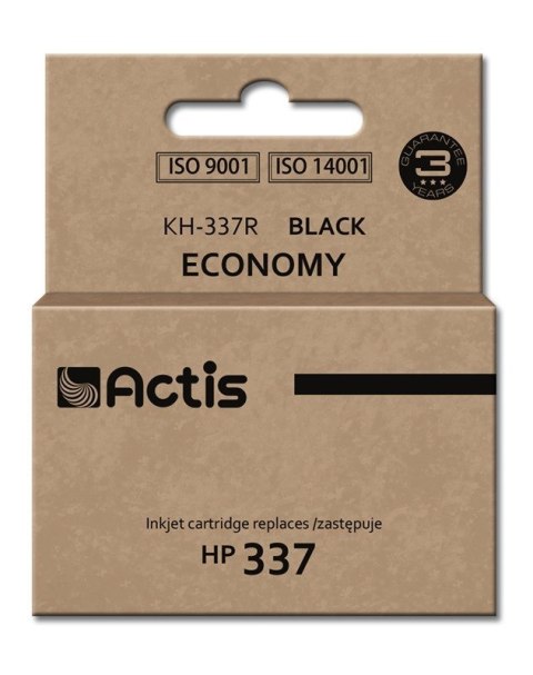 Tusz ACTIS KH-337R (zamiennik HP 337 C9364A; Standard; 15 ml; czarny) Tusz ACTIS KH-337R (zamiennik HP 337 C9364A; Standard; 15 ml; czarny)