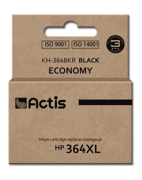 Tusz ACTIS KH-364BKR (zamiennik HP 364XL CN684EE; Standard; 20 ml; czarny) Tusz ACTIS KH-364BKR (zamiennik HP 364XL CN684EE; Standard; 20 ml; czarny)