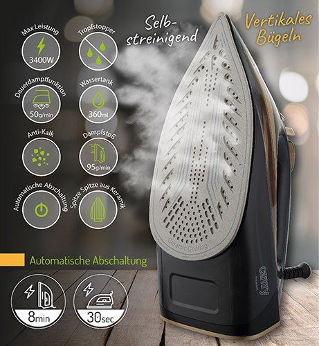 Żelazko parowe 3400W Żelazko parowe 3400W