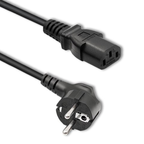 Qoltec Kabel zasilający SCHUKO/C13 | 0.6m Qoltec Kabel zasilający SCHUKO/C13 | 0.6m