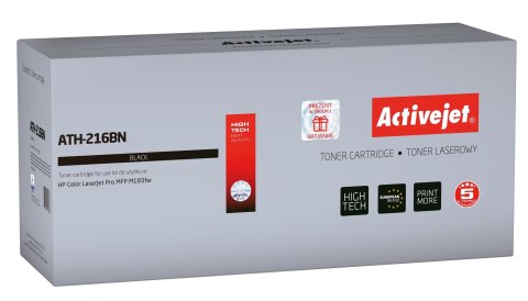 Toner Activejet ATH-216BN (zamiennik HP 216A W2410A; Supreme; 1050 stron; czarny) z chipem Toner Activejet ATH-216BN (zamiennik HP 216A W2410A; Supreme; 1050 stron; czarny) z chipem