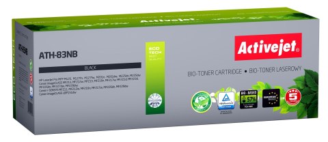 BIO Toner Activejet ATH-83NB (zamiennik HP 83A CF283A, Canon CRG-737; Supreme; 1500 stron; czarny) BIO Toner Activejet ATH-83NB (zamiennik HP 83A CF283A, Canon CRG-737; Supreme; 1500 stron; czarny)