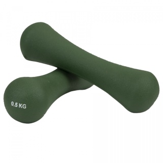 Hantelki ciężarki neoprenowe zestaw fitness 2x0,5 kg