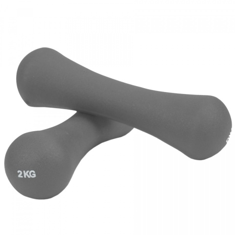 Hantelki ciężarki neoprenowe zestaw fitness 2x2 kg Hantelki ciężarki neoprenowe zestaw fitness 2x2 kg