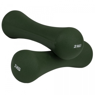 Hantelki ciężarki neoprenowe zestaw fitness 2x2 kg