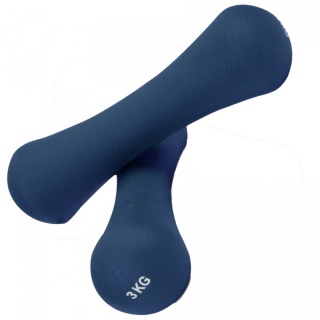 Hantelki ciężarki neoprenowe zestaw fitness 2x3 kg