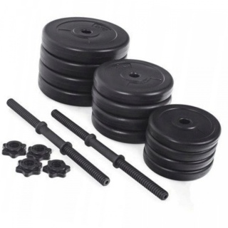 Hantelki hantle 20 KG zestaw dwóch hantli po 10kg fitness