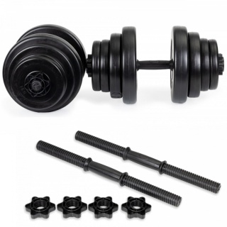 Hantelki hantle 40 kg duży zestaw 2x 20kg fitness