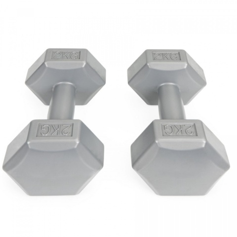 Hantle fitness 4kg zestaw hantelki ciężarki 2x 2kg Hantle fitness 4kg zestaw hantelki ciężarki 2x 2kg