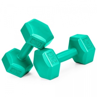 Hantle fitness 4kg zestaw hantelki ciężarki 2x 2kg