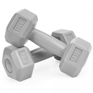 Hantle fitness zestaw hantelki ciężarki 2x 1 kg