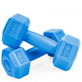 Hantle fitness zestaw hantelki ciężarki 2x 1 kg