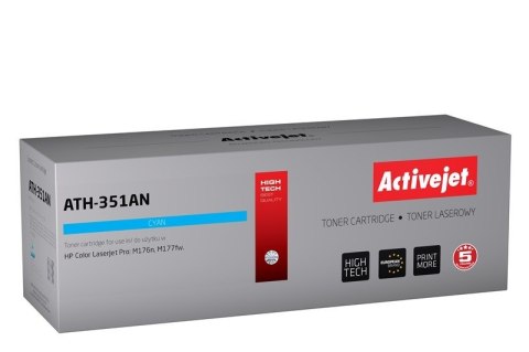 Toner Activejet ATH-351AN (zamiennik HP 205A CF351A; Supreme; 1100 stron; niebieski) Toner Activejet ATH-351AN (zamiennik HP 205A CF351A; Supreme; 1100 stron; niebieski)
