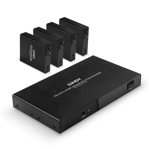 Extender HDMI LINDY HDMI 4K60,Splitter, Cat.6, 70m Extender HDMI LINDY HDMI 4K60,Splitter, Cat.6, 70m
