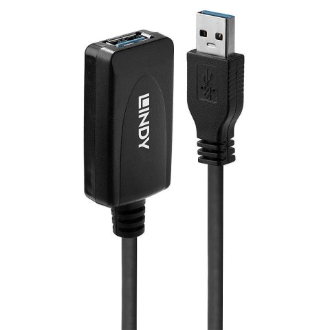 Kabel USB 3.0 LINDY Active Extension 5m czarny Kabel USB 3.0 LINDY Active Extension 5m czarny
