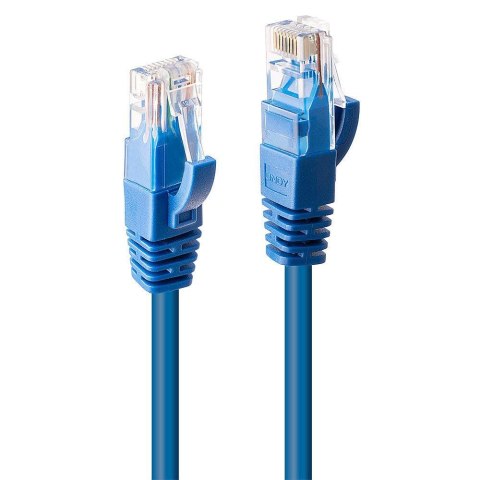 Kabel sieciowy LINDY CAT 6 U/UTP Cable 2m, Niebieski Kabel sieciowy LINDY CAT 6 U/UTP Cable 2m, Niebieski