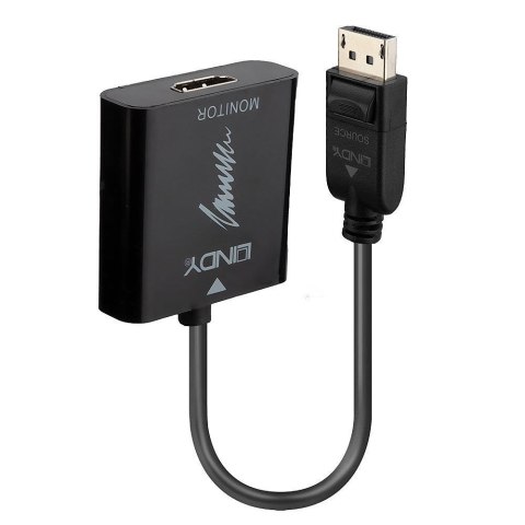 Konwerter DisplayPort do HDMI LINDY Active Converter czarny Konwerter DisplayPort do HDMI LINDY Active Converter czarny