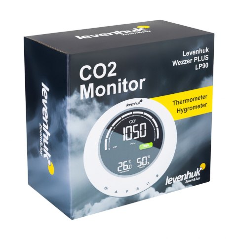 Miernik stężenia CO2 Levenhuk Wezzer PLUS LP90 Miernik stężenia CO2 Levenhuk Wezzer PLUS LP90