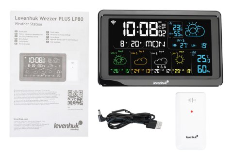 Stacja meteorologiczna Levenhuk Wezzer PLUS LP80 Stacja meteorologiczna Levenhuk Wezzer PLUS LP80