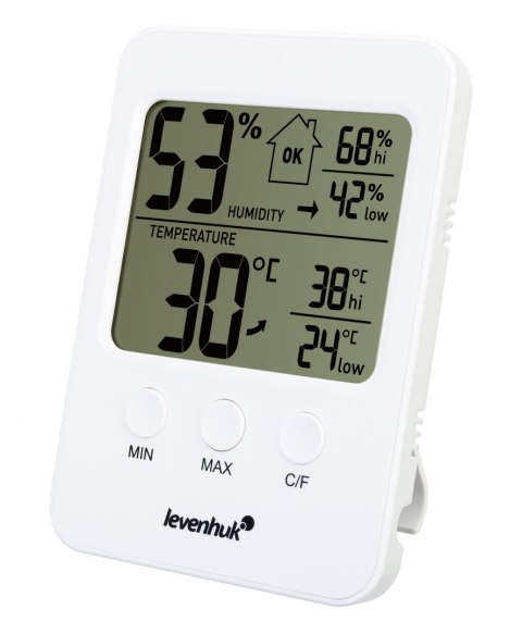 Termohigrometr Levenhuk Wezzer BASE L30, biały