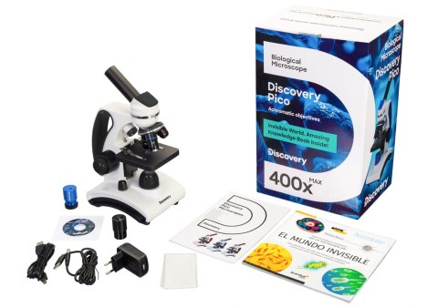 (ES) Mikroskop cyfrowy Discovery Pico Polar z książką