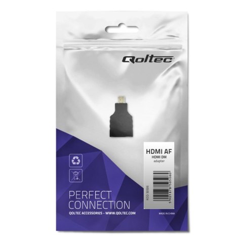 Qoltec Adapter HDMI A żeński | Micro HDMI D męski Qoltec Adapter HDMI A żeński | Micro HDMI D męski