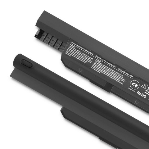 Qoltec Bateria do Asus K53S | X53S | 6600mAh | 10.8-11.1V Qoltec Bateria do Asus K53S | X53S | 6600mAh | 10.8-11.1V