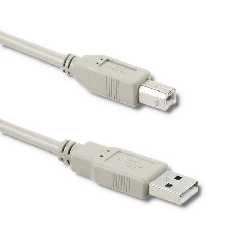 Qoltec Kabel USB 2.0 do drukarki A męski | B męski | 3m Qoltec Kabel USB 2.0 do drukarki A męski | B męski | 3m