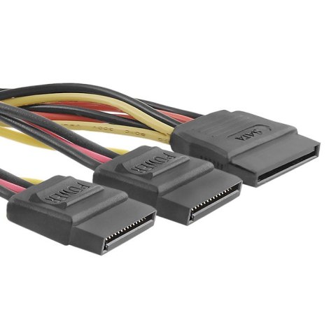 Qoltec Kabel rozgałęziacz SATA żeński | 2xżeński | 0.5m Qoltec Kabel rozgałęziacz SATA żeński | 2xżeński | 0.5m