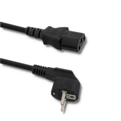 Qoltec Kabel zasilający ATX | 3pin | S03/ST3 | 1.4m Qoltec Kabel zasilający ATX | 3pin | S03/ST3 | 1.4m