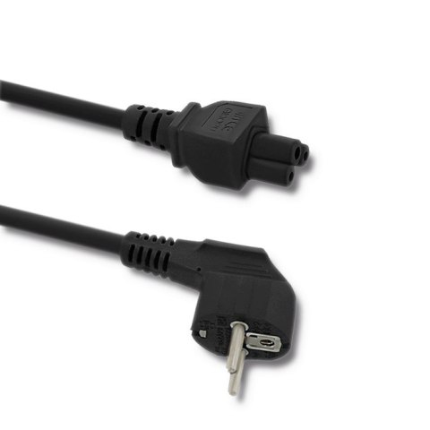 Qoltec Kabel zasilający koniczynka | 3pin | S03/ST1 | 1.4m Qoltec Kabel zasilający koniczynka | 3pin | S03/ST1 | 1.4m