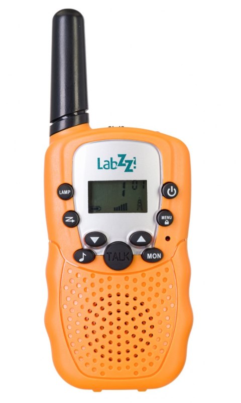 Set con walkie talkie e binocoli arancioni Levenhuk LabZZ WTT10 Set con walkie talkie e binocoli arancioni Levenhuk LabZZ WTT10