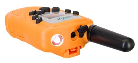 Set con walkie talkie e binocoli arancioni Levenhuk LabZZ WTT10 Set con walkie talkie e binocoli arancioni Levenhuk LabZZ WTT10