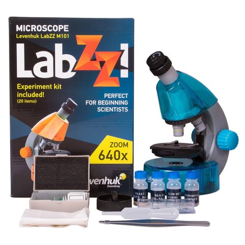 (TR) Mikroskop Levenhuk LabZZ M101 Azure\Lazur (TR) Mikroskop Levenhuk LabZZ M101 Azure\Lazur
