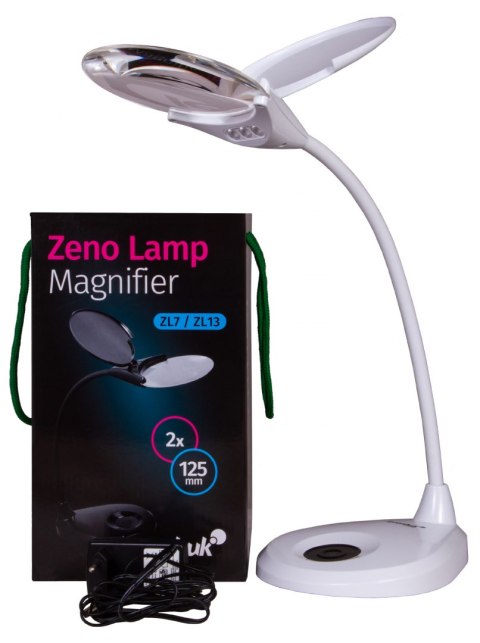 Biała lupa Levenhuk Zeno Lamp ZL13 Biała lupa Levenhuk Zeno Lamp ZL13