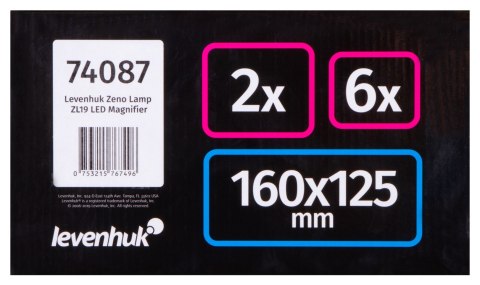 Lupa Levenhuk Zeno Lamp ZL19 LED