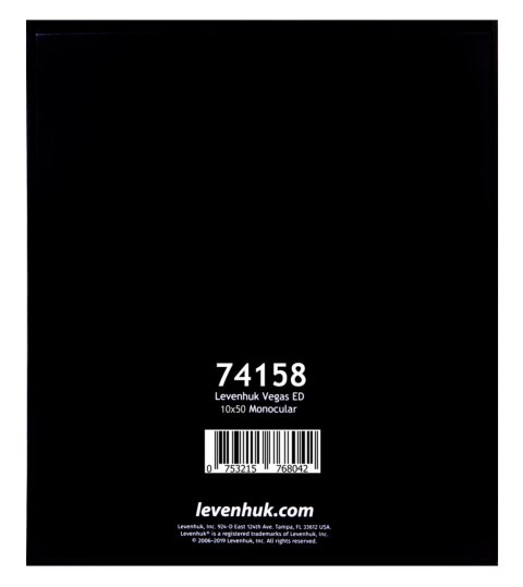 Monokular Levenhuk Vegas ED 10x50 Monokular Levenhuk Vegas ED 10x50