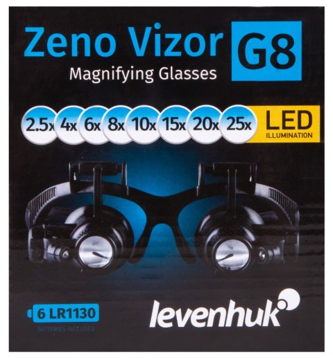 Okulary powiększające Levenhuk Zeno Vizor G8 Okulary powiększające Levenhuk Zeno Vizor G8